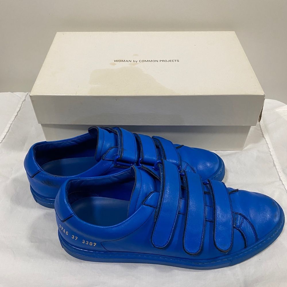 COMMON PROJECTS ACHILLES THREE STRAP  BLUE 37-EUR